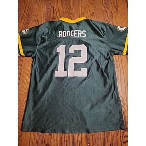 Aaron Rodgers Bay Packers NFL Football Jersey #12 Youth XL 18-20 Boys